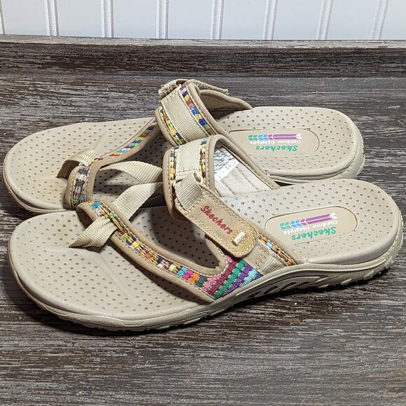 Skechers Women's Multicolor Slip On Comfort Active Walking Sandal Size 10 - Picture 3 of 6